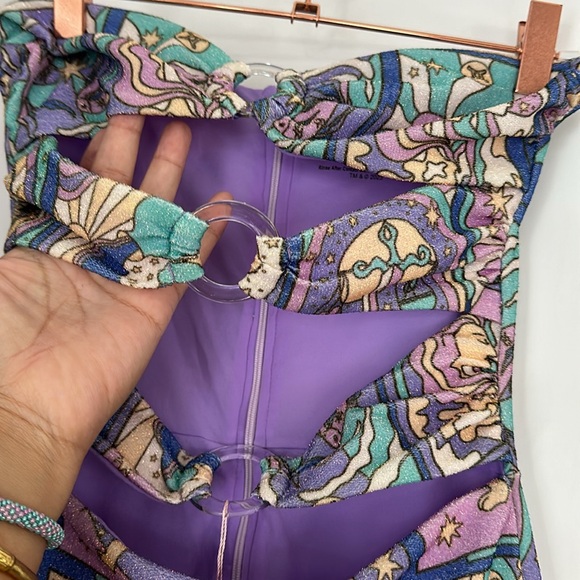 NEW Oceanus Eden Cutout Zodiac Crystal Jumpsuit - Picture 6 of 10